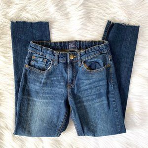 Gap Kids Girls Skinny Boyfriend Fit Raw Hem Jeans